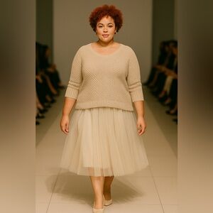 FEVER Cable Knit Sweater